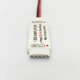 Mini RGBW Amplifier 4 Channel for 12V or 24V RGBW / RGBWW Color LED Flexible Strip Lights