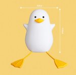 2pcs Pack Duck Lamp LED Night Light Rechargeable Desk lamp with Timer for Baby Girls Boys