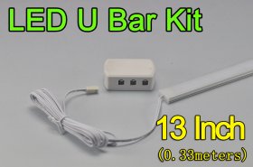13inch 0.33Meter 6W LED Bar Fixture 5630 24LED 840 Lumens U Type Cabinet LED Bar Light Kits