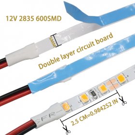 12V 2835LED 5MM STRIP LIGHT 120LEDS/METER 12V2835 LOW VOLTAGE HIGH BRIGHTNESS STRIP LIGHT 5M (16.4FT) 600LEDS 2835STRIP LIGHTSS