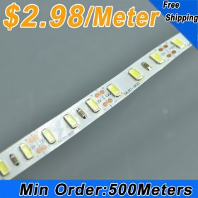 Wholesale SuperBright 450LEDs 5630 5meter(16.4ft )/reel 90LEDs/meters Single Color Pure/Warm/Cool White