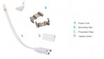 10Pcs Pack /2FT/3FT/4FT/5FT Line Voltage AC T5 LED Tube Light with Milky White cover