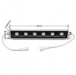 12'' Long RGBW SMD5050 18W 24V LED Wall Washer Light, Tempering Glass Cover IP67 Waterproof Grade,Energy Saving Linear LED Strip Light for Bridge, Hotel, Mega Bar Christmas Advertising Boards, Billboard,Building Commercial Lighting