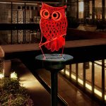 Solar Garden Light, Waterproof Acrylic Lawn Light for Garden, Yard, Pathway, Party, Porch Decoration