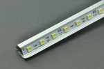 LED Aluminium Profile LED Strip Light Aluminium Profile 1M V Flat Type Rail Aluminium