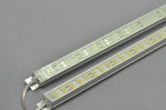 1meter Double Row 12V Waterproof LED Strip Bar 39.3inch 5050 1M Rigid LED Strip 12V With DC connector 144LEDs/M