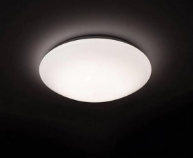 24W 14.96 inch (380mm) LED Ceiling Light Fixture CCT changable & Dimmable with RF controller Round Acrylic Shade White Finish Modern LED Flush Mount