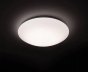 24W 14.96 inch (380mm) LED Ceiling Light Fixture CCT changable & Dimmable with RF controller Round Acrylic Shade White Finish Modern LED Flush Mount
