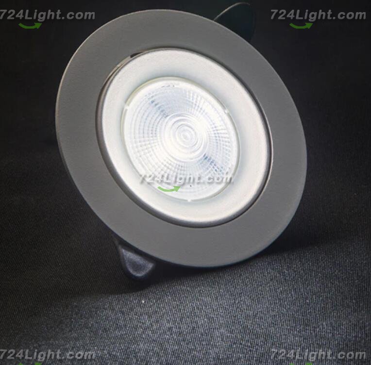 1inch Thick Low Profile LED Downlight 3W 2'' CRI80 Anti-glare Diffuser Ceiling Light