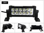 36W Off Road LED Light Bar Double Row 12*3W CREE LED Work Light For Car Driving