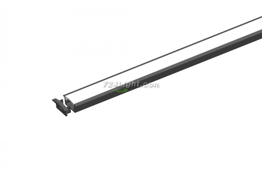 1.5 meter 59" Black Super wide 20mm Strip Recessed LED Aluminium Extrusion Recessed LED Aluminum Channel LED Profile