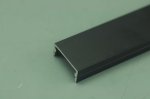 PB-AP-GL-014-B Black Super wide 20mm Strip Recessed LED Aluminium Extrusion Recessed LED Aluminum Channel 1 meter(39.4inch) LED Profile