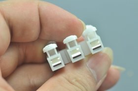 Easy Connector Quick Fix Spring Clamp Terminal Block Connector 380V 10A 3 Way Easy Fit