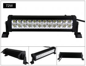 72W Off Road LED Light Bar Double Row 24*3W CREE LED Work Light For Car Driving