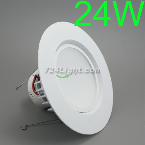24W LD-DL-HK-06-24W LED Down Light Dimmable 24W(180W Equivalent) Recessed LED Retrofit Downlight - Click Image to Close