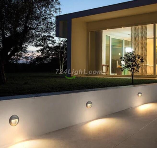 2PCS Pack 3W AC100-240V IP65 Waterproof LED Wall Light LED Stair Lights