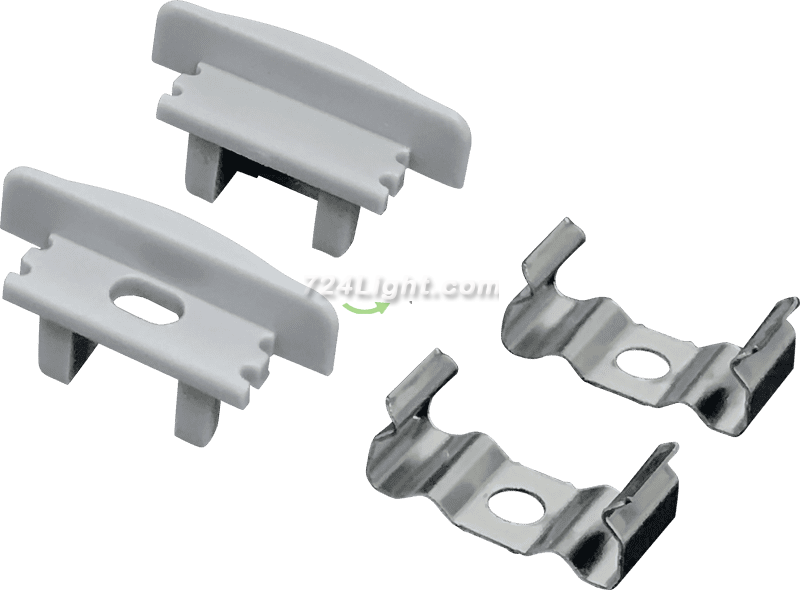 Edge Recessed Cabinet Laminate Shelf Linear Light Hard Light Bar Aluminum Slot Shell Kit