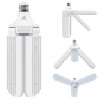 45W Deformable LED Garage Ceiling Lights 4500LM 6500K White 400 Watt Equivalent CRI80+ E26/E27 Base
