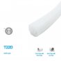 1M/5M/10M Pack of T22D LED Neon Light Housing Kit with End Caps and Mounting Clips, Flexible Neon Channel Fit for 6mm Wide LED Strip Lights