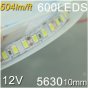 LED Strip Light SMD5630 Flexible 12V Strip Light 5 meter(16.4ft) 600LEDs