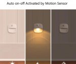 3 Pack LED Motion Sensor Light, Cordless Battery-Powered LED Night Light, Wall Light, Closet Lights, Safe Lights for Stairs, Hallway, Bathroom, Kitchen, Cabinet (White)