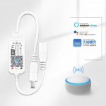 WiFi Connected and controllable Single Color LED Dimmer 5-24V DC Alexa Compatible