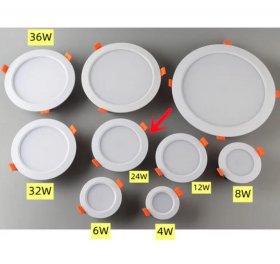 4 Pack RGBW Super Bright Modern Recessed LED Lighting 12/24W 12/24V White Round Embedded LED DownLights Aluminum Indoor Ceiling Downlight Hotel Lighting Bar Lighting Dancing Room Lighting Restaurant Lighting