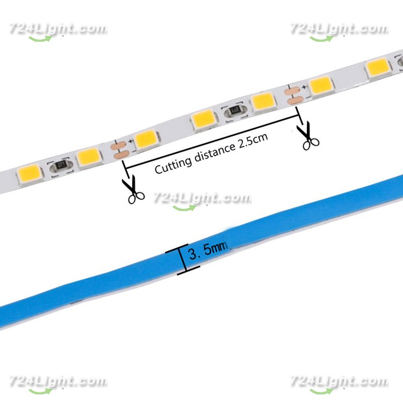 12V2835 3.5MM LED STRIP LIGHT 120LEDS/METER LOW VOLTAGE HIGH BRIGHTNESS STRIP LIGHT 5M (16.4FT) 600LEDS 2835STRIP LIGHTSS