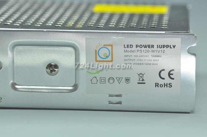 120 Watt LED Power Supply 12V 10A LED Power Supplies For LED Strips LED Lighting