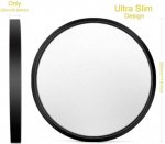 2 Pack 12 Inch 24W Flush Mount LED Ceiling Light 2800 LM Black Round LED Ceiling Lamp