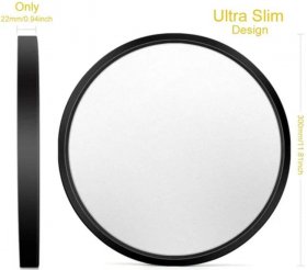 2 Pack 12 Inch 24W Flush Mount LED Ceiling Light 2800 LM Black Round LED Ceiling Lamp