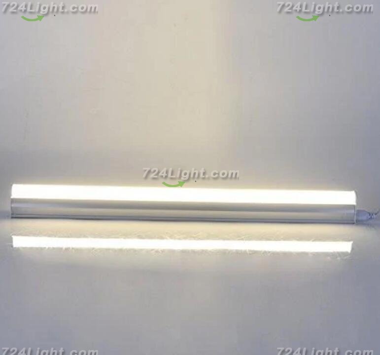 10Pcs Pack /2FT/3FT/4FT/5FT Line Voltage AC T5 LED Tube Light with Milky White cover