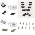 (image for) 10pcs/5 Pair-Pack End Caps for LED Aluminum Channel