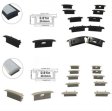 (image for) 10pcs/5 Pair-Pack End Caps for LED Aluminum Channel