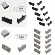 (image for) 10pcs/5 Pair-Pack End Caps for LED Aluminum Channel