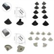 (image for) 10pcs/5 Pair-Pack End Caps for LED Aluminum Channel