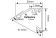 (image for) V Style LED Aluminium Extrusion LED Aluminum Channel 1.5 meter(59.1inch) with Reflector