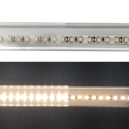 (image for) Black Aluminum Channel U06 24x24mm U Shape LED Aluminum Profile Kit for LED Strip Installation