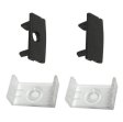 (image for) Black LED Profile U02 9x17mm U-Shape LED Aluminum Channel System