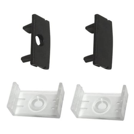(image for) Black LED Profile U02 9x17mm U-Shape LED Aluminum Channel System