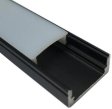 (image for) Black LED Profile U02 9x17mm U-Shape LED Aluminum Channel System