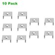 (image for) 10pcs Clear Metal U or V Mounting Clips for U-Shape and V-Shape LED Strip Aluminum Channel (Fit Model U01, U02, U03, U04, U05, U06, V01, V02,V03)