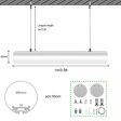 (image for) 5 Pack D60 60mm Dia. Round Extruded Aluminum Channel for Pendant Linear Office Lighting System
