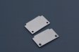(image for) 2.5 Meter 98.4â€ Aluminum Recessed LED Corner Strip Channel 73mm x 18.5mm Seamless Led Housing