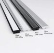 (image for) Silver U01 9x23mm U-Shape LED Aluminum Channel System for LED Strip Light Installation
