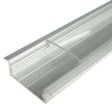(image for) Silver U04 10x23mm U-Shape LED Aluminum Profile Aluminum Extrusion for LED Strip Light Installation