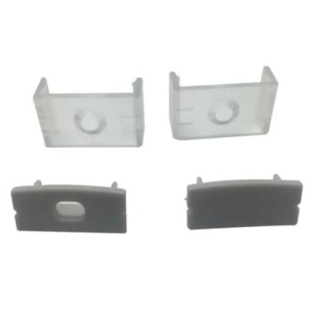 (image for) Silver U04 10x23mm U-Shape LED Aluminum Profile Aluminum Extrusion for LED Strip Light Installation