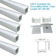 (image for) Silver U05 36x24mm U-Shape LED Aluminum Profile Kit for LED Strip Installation