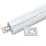 1M/5M/10M/20M Pack of T1220 3 Sides Edge Lighting LED Neon Light Housing Kit with End Caps and Mounting Clips, Flexible Neon Channel Fit for 10mm Wide LED Strip Lights