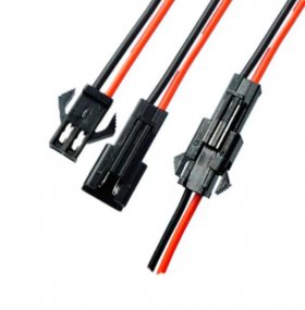 10Pack Female and Male Matting Connector, SM2.54mm XH2.54 2Pin Connector